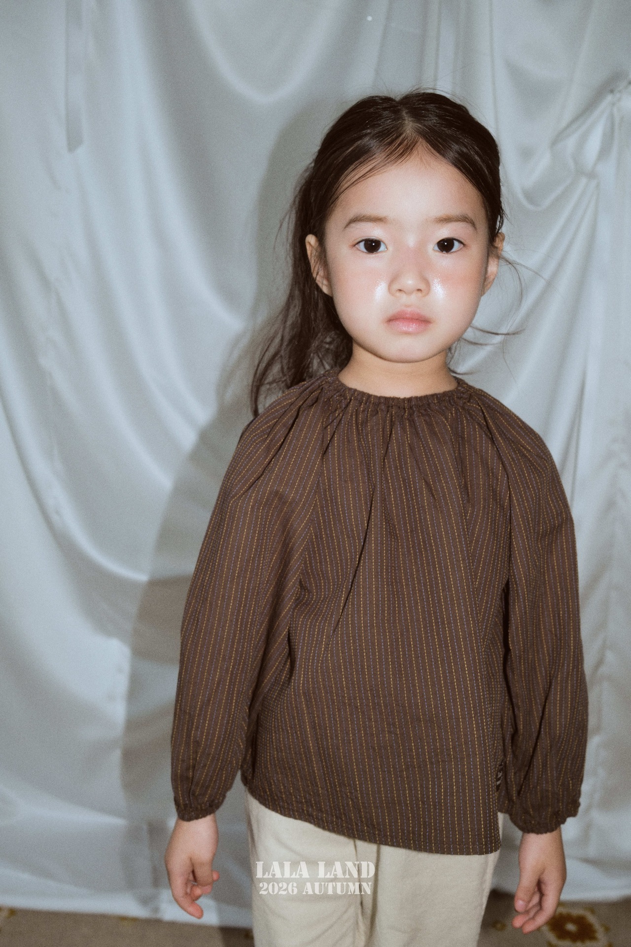 韓国子供服 / LALALAND / 26Autumn / ビオレ ブラウス / 秋服 / キッズ *XS~XL*