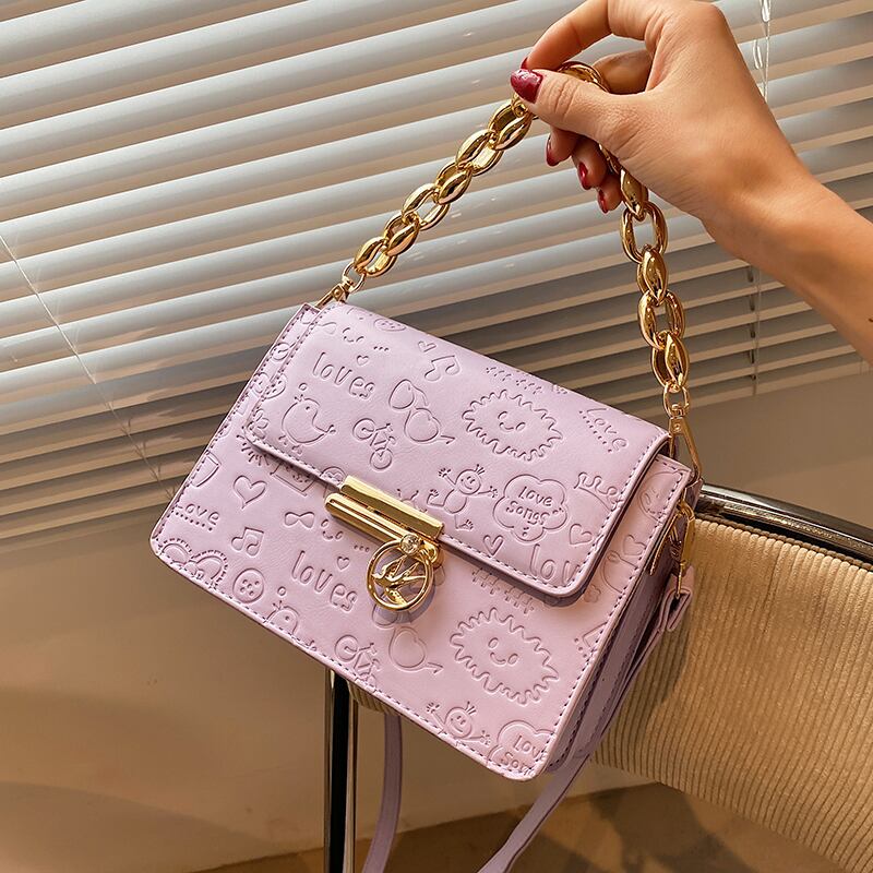 チェーン スクウェア ハンドバッグ 手作りハンドバック83358428821