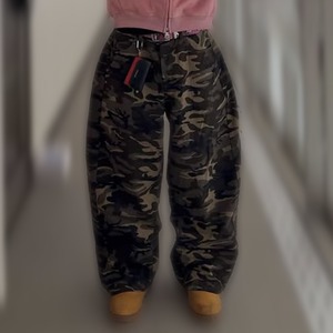 迷彩ワイドパンツ b00564 【S～XXLサイズ】