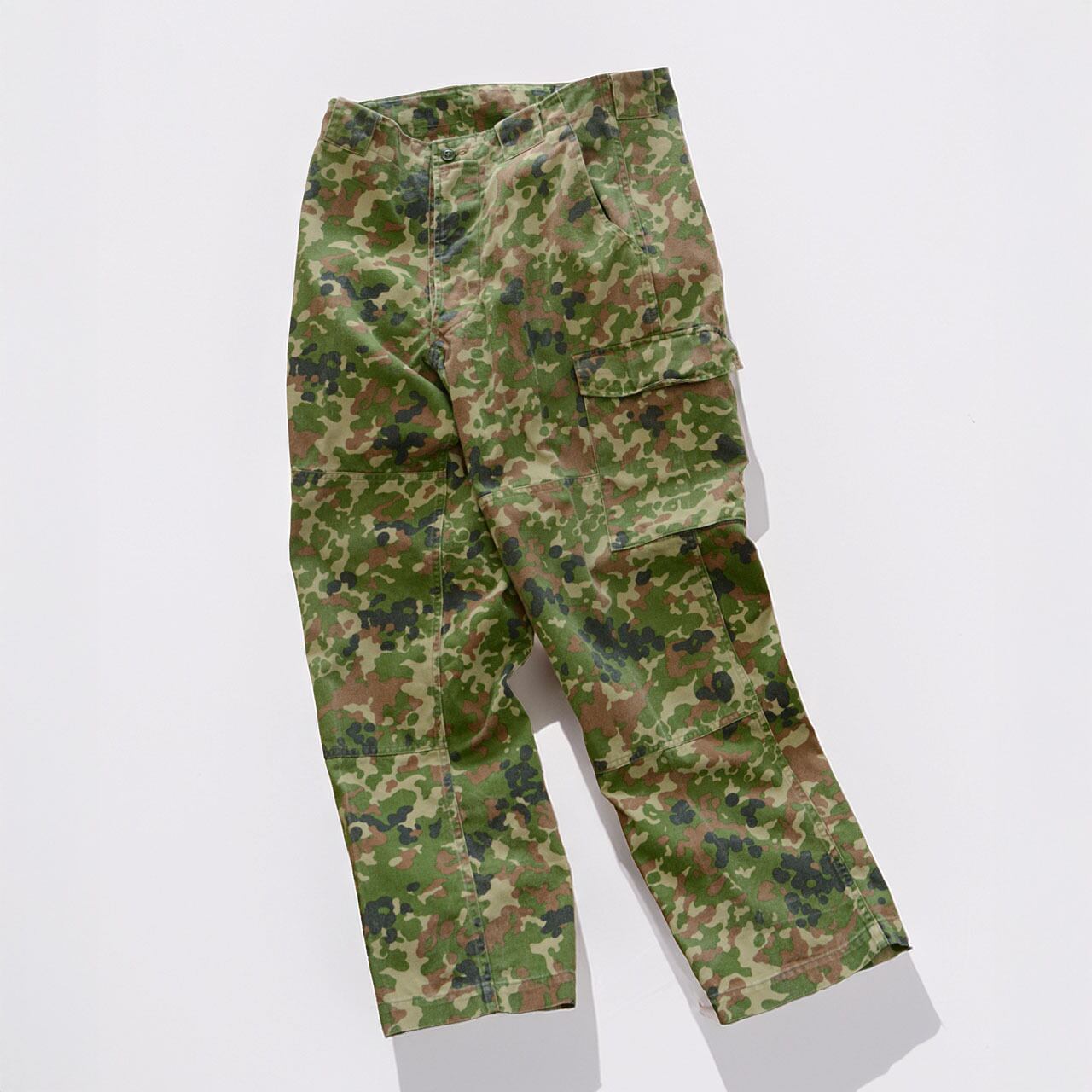 陸上自衛隊 二型迷彩パンツ｜90年代～00年代初頭実物・ダブルニー