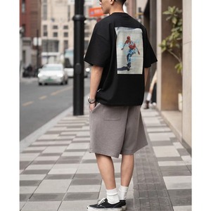 Skater back photo print tee 1466
