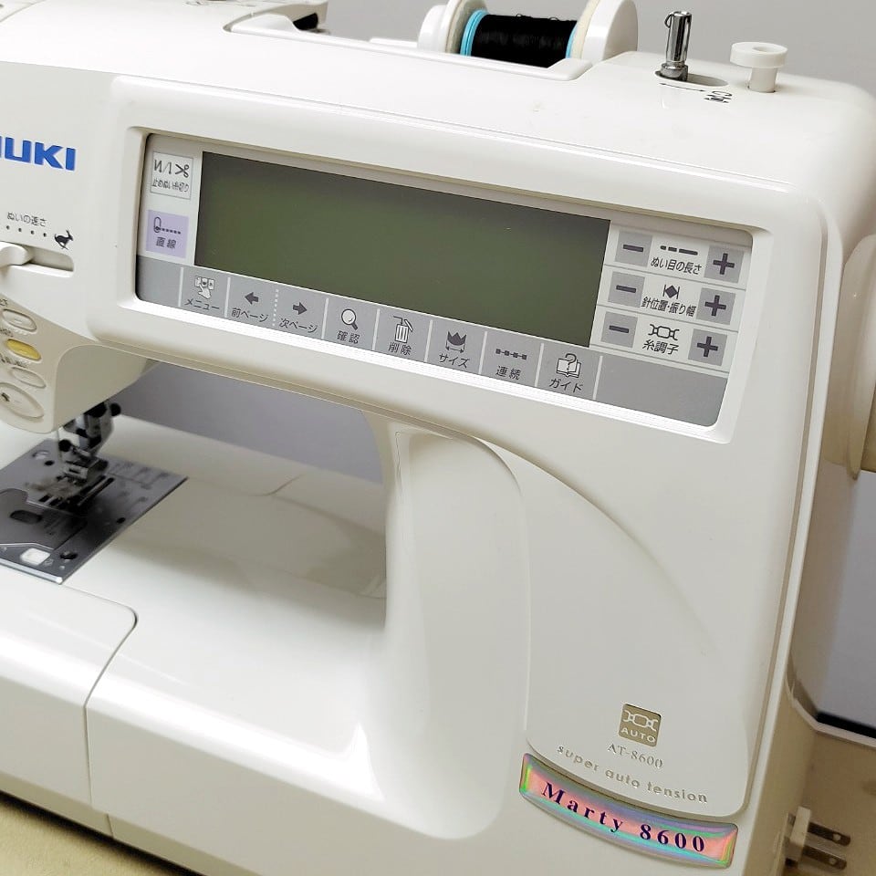 JUKI高性能コンピユ−タ−ミシンMartyマ−ティ8600（AT-8600） あやしく