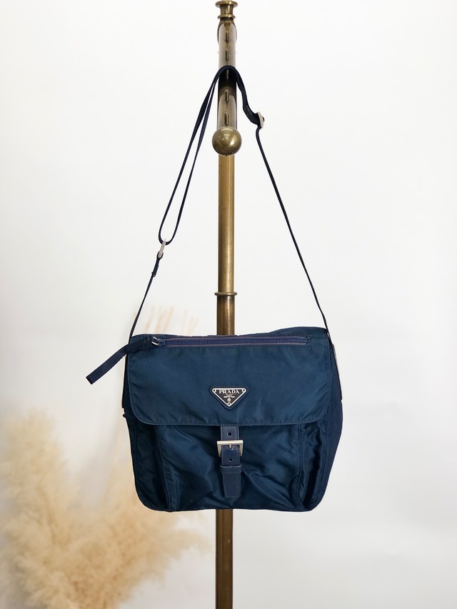 PRADA 蛇革 ヴィンテージショルダーバック （PRADAプラダパイソン蛇革 