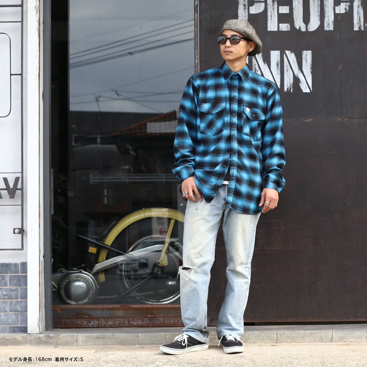 BIG BILL ビッグビル Stretch Flannel Shirt 121ST ストレッチ