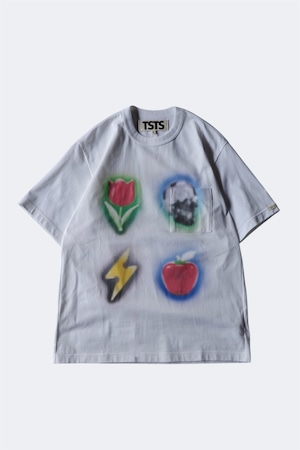 TSTS【ORGANIC COTTON MISTY POCKET T-SHIRT -WHITE-】