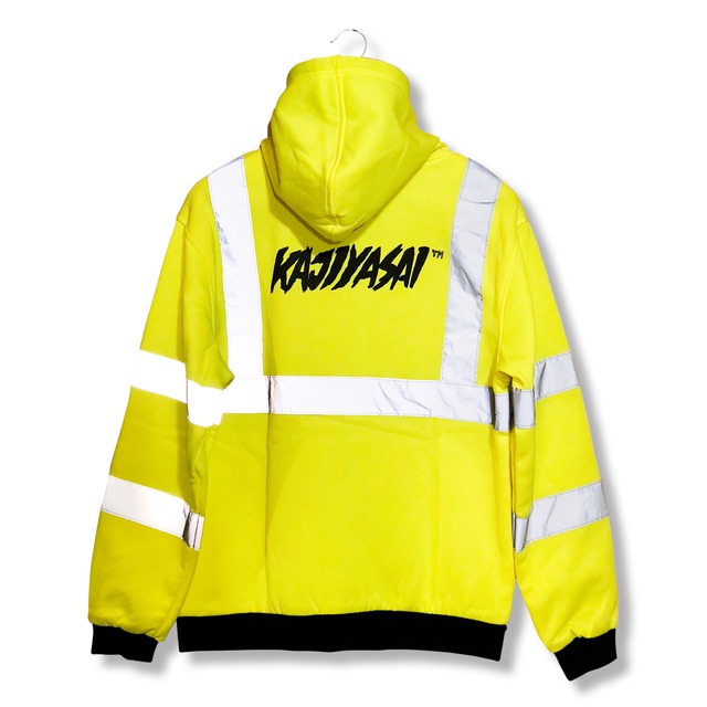 KAJIYASAI #10 Hoodie - Fluorescent Yellow -