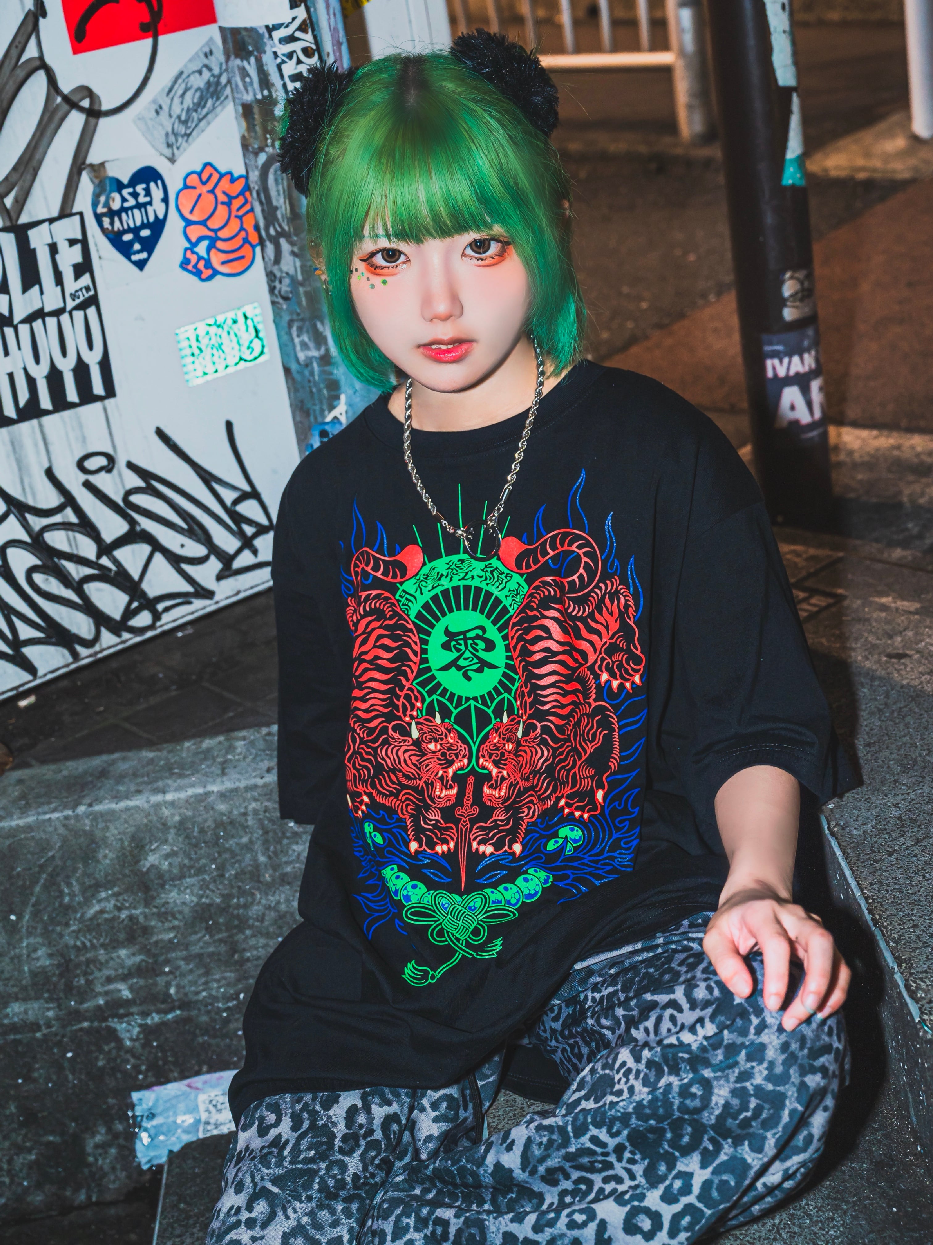 T-shirt 獄炎虎 Orange | 東京13零式