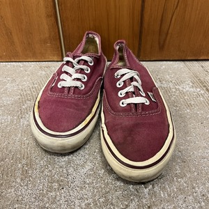 1980'S VANS AUTHENTIC BURGUNDY