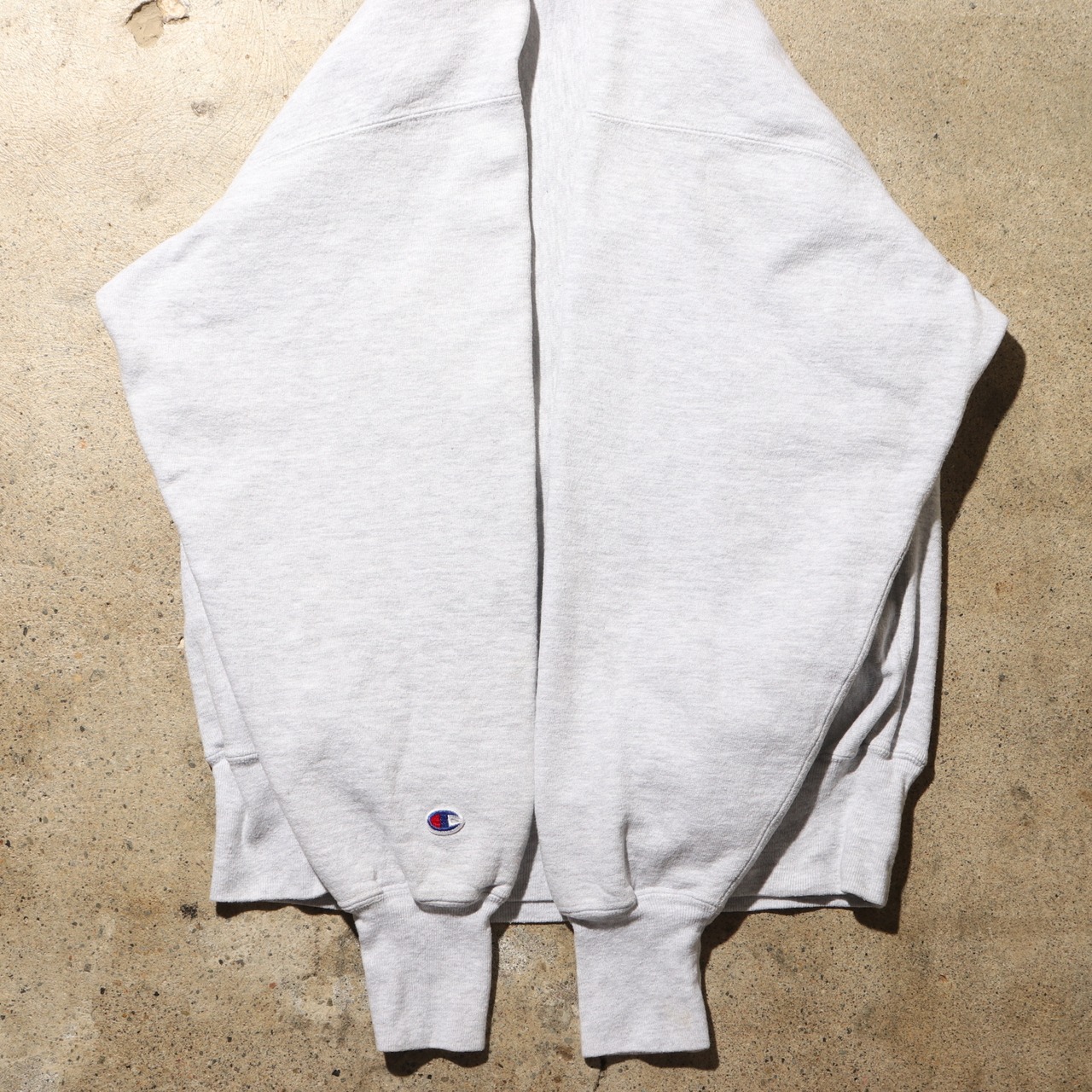 美品 XL 90s 目無し無地 USA グレー リバースウィーブ チャンピオン Reverse weave champion