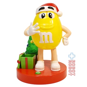 M&M's イエロー クリスマス ディスペンサー ライト＆ミュージック ツリー エムアンドエムズ