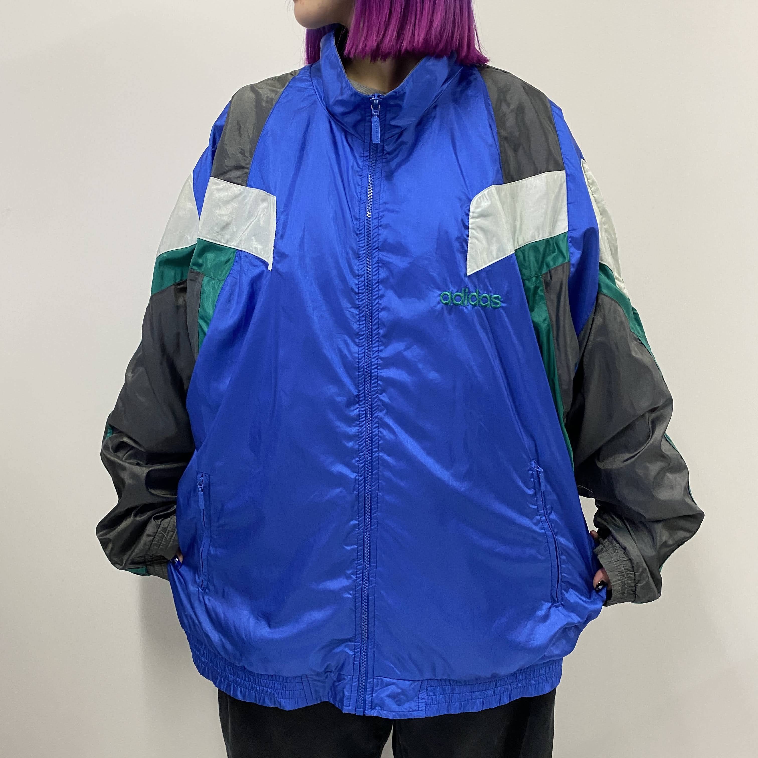 80〜90年代 adidas ロゴ刺繍 アディダス 切替 ナイロン 80〜90年代 adidas ロゴ刺繍 アディダス 切替 ナイロン