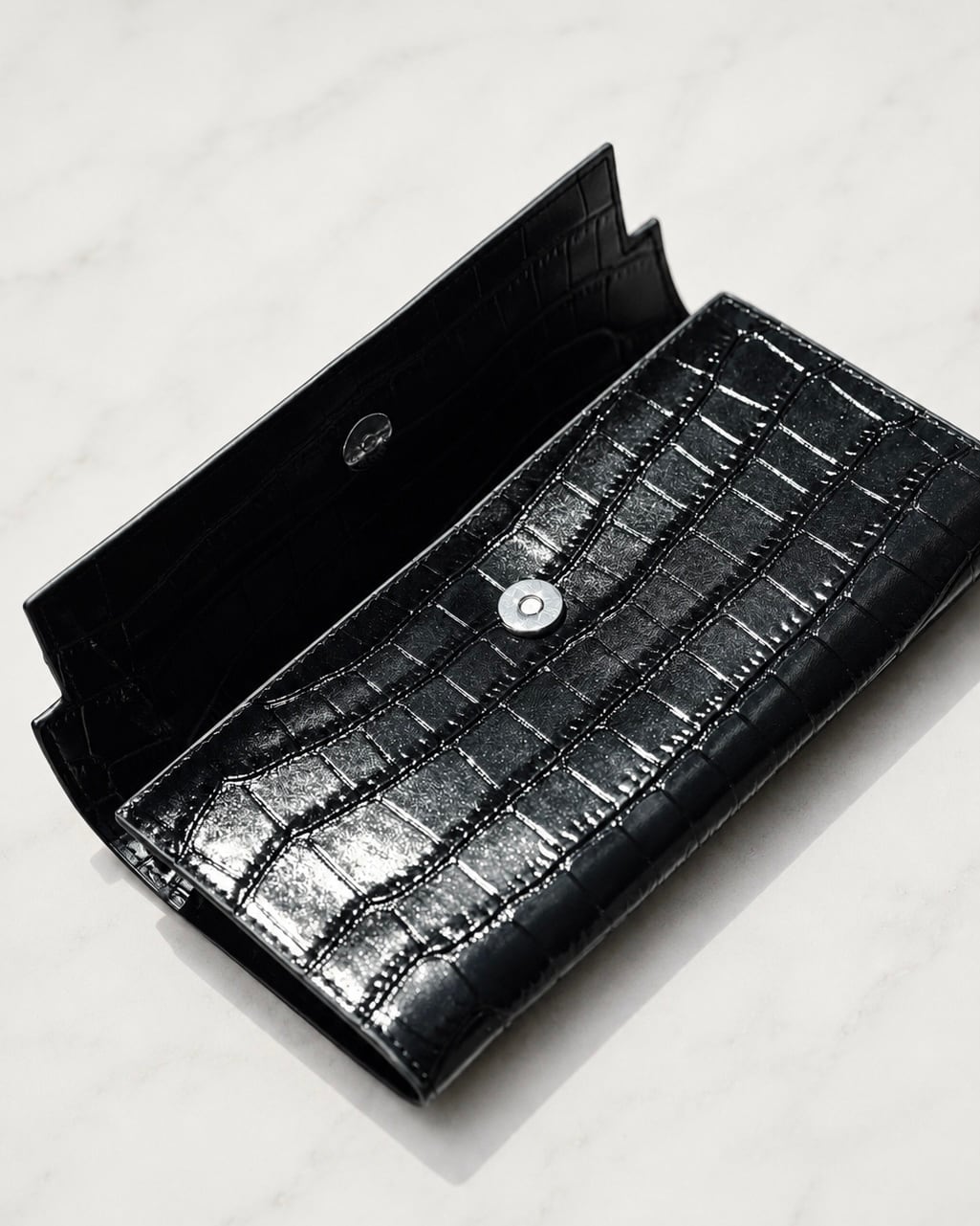 LUXURY CROCO WALLET 長財布 ENAMEL【BLB-26005】 | BELINDA OFFICIAL