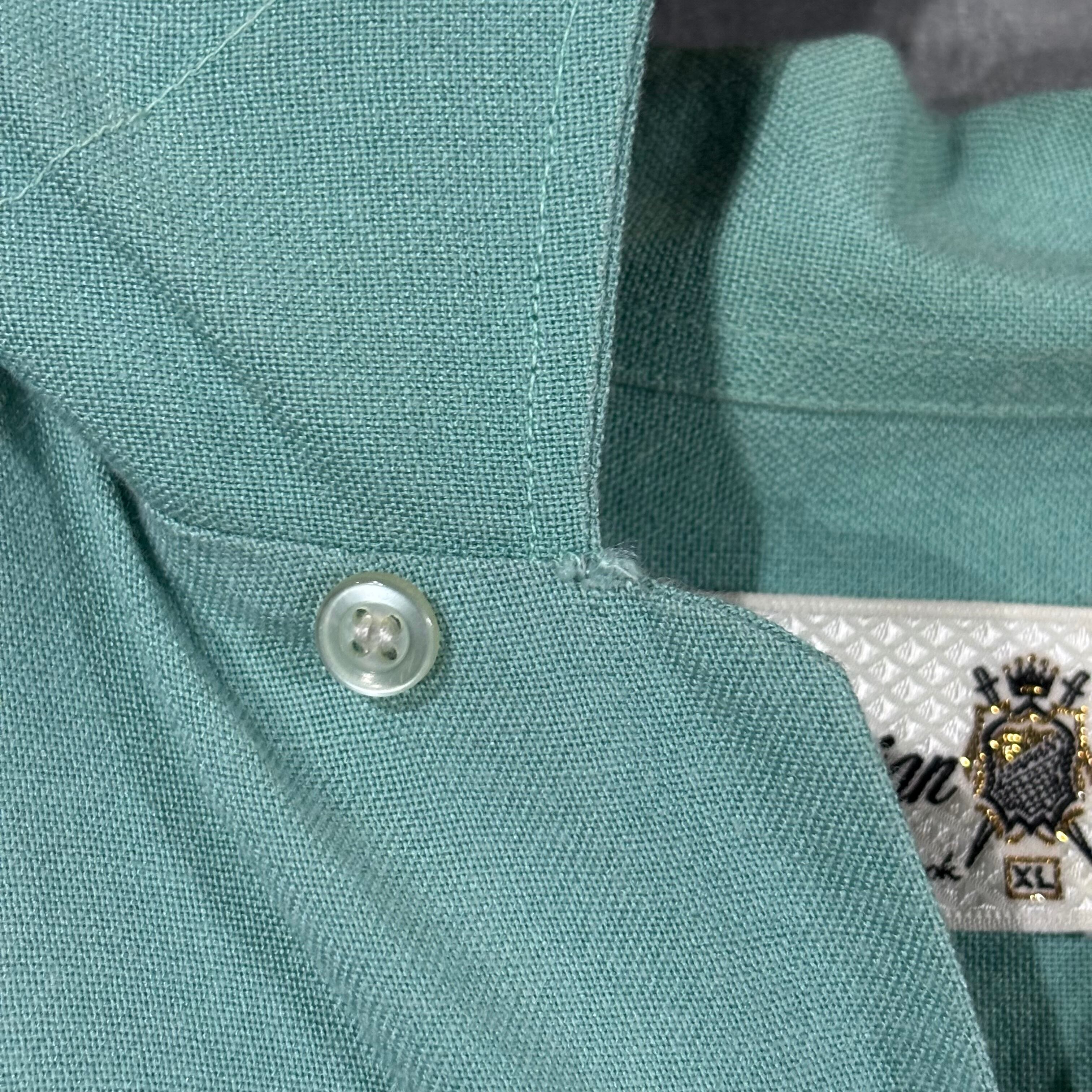 60s【The Californian】L/S Rayon Open Collar Shirt | the Holic