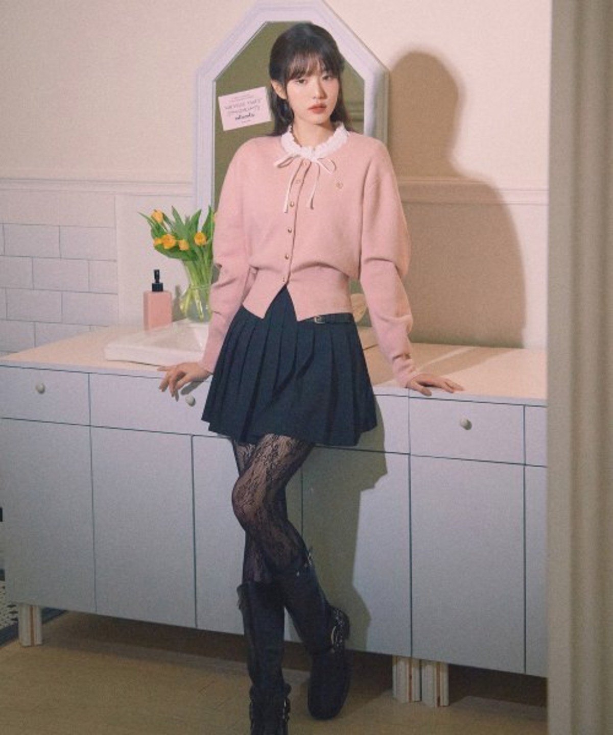 Lsoul]Nega Top&Folie Skirt Fullsize 相談可（WOMEN