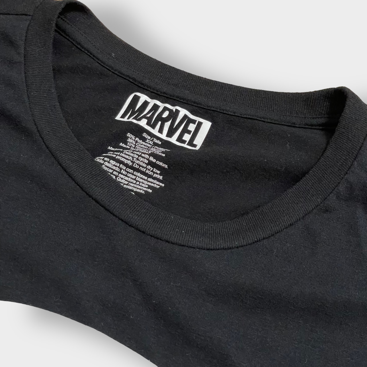 【MARVEL】パニッシャー The Punisher プリントTシャツ ドクロ スカル XXL ビッグサイズ マーベル 黒t US古着