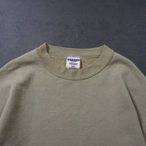 90s JERZEES sweatshirt solid sand beige L 古着