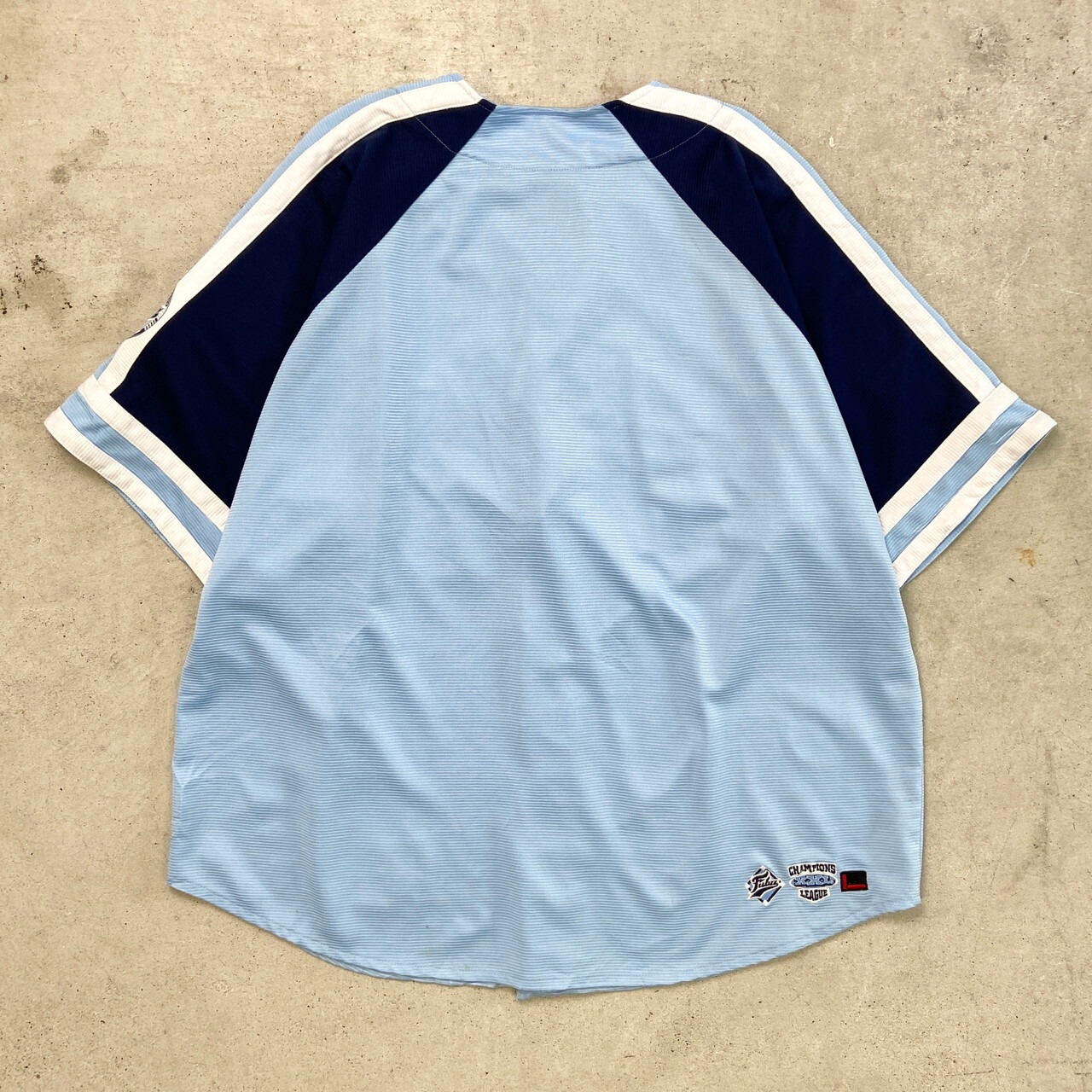 FUBU フブ ロゴワッペン ベースボールシャツ ユニフォーム メンズ3XL 
