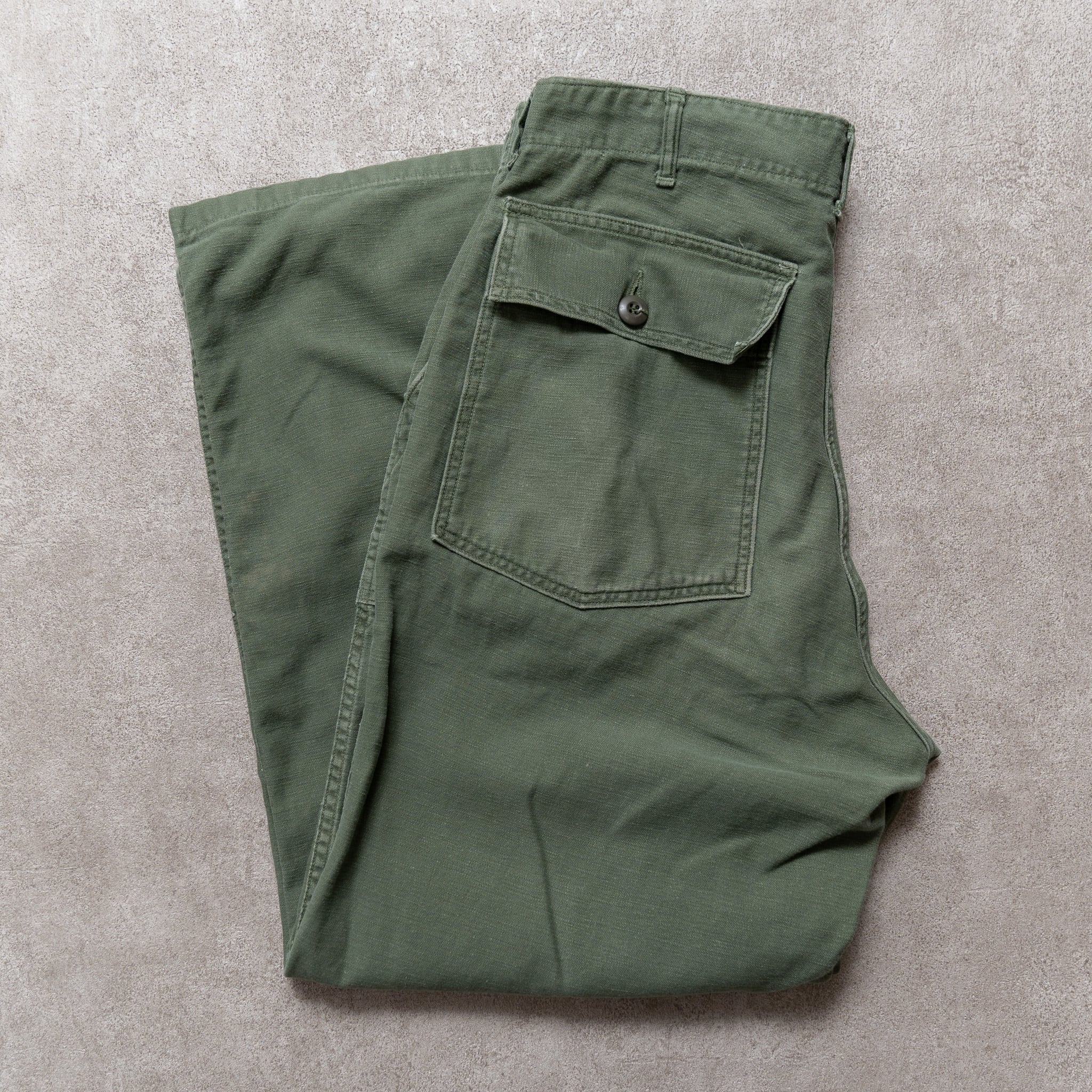 34×31】U.S.Army Utility Trousers OG-107 実物 米軍 ベイカーパンツ