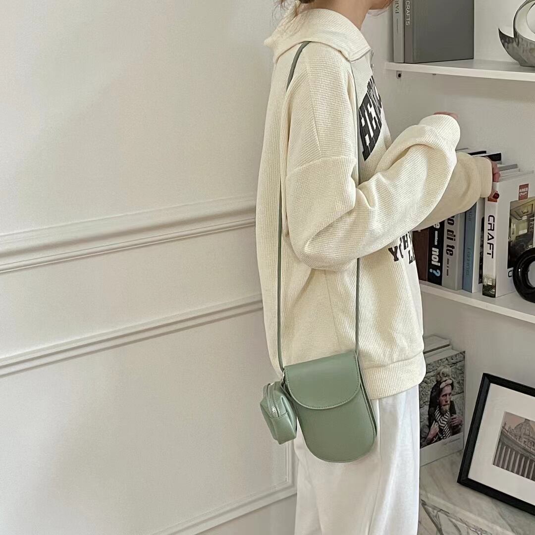 ミニポーチ付きショルダーポシェット AS048-5558