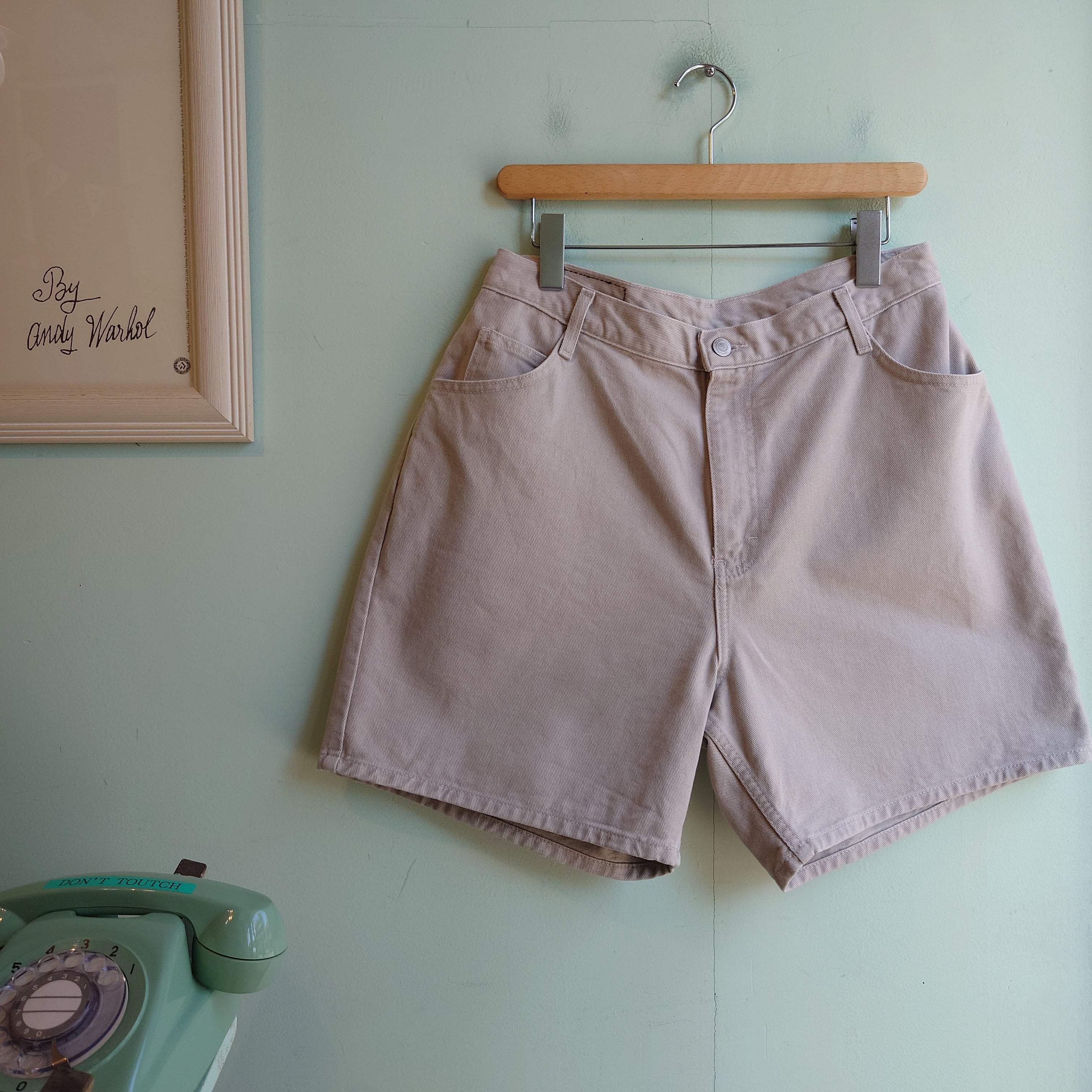 LEE 80-90s vintage デニムショーツ ブラックデニムショーツ サイド