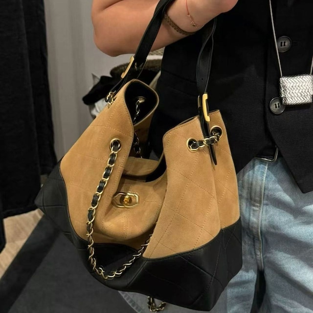 Suede Shoulder Crossbody Bag(SN198)