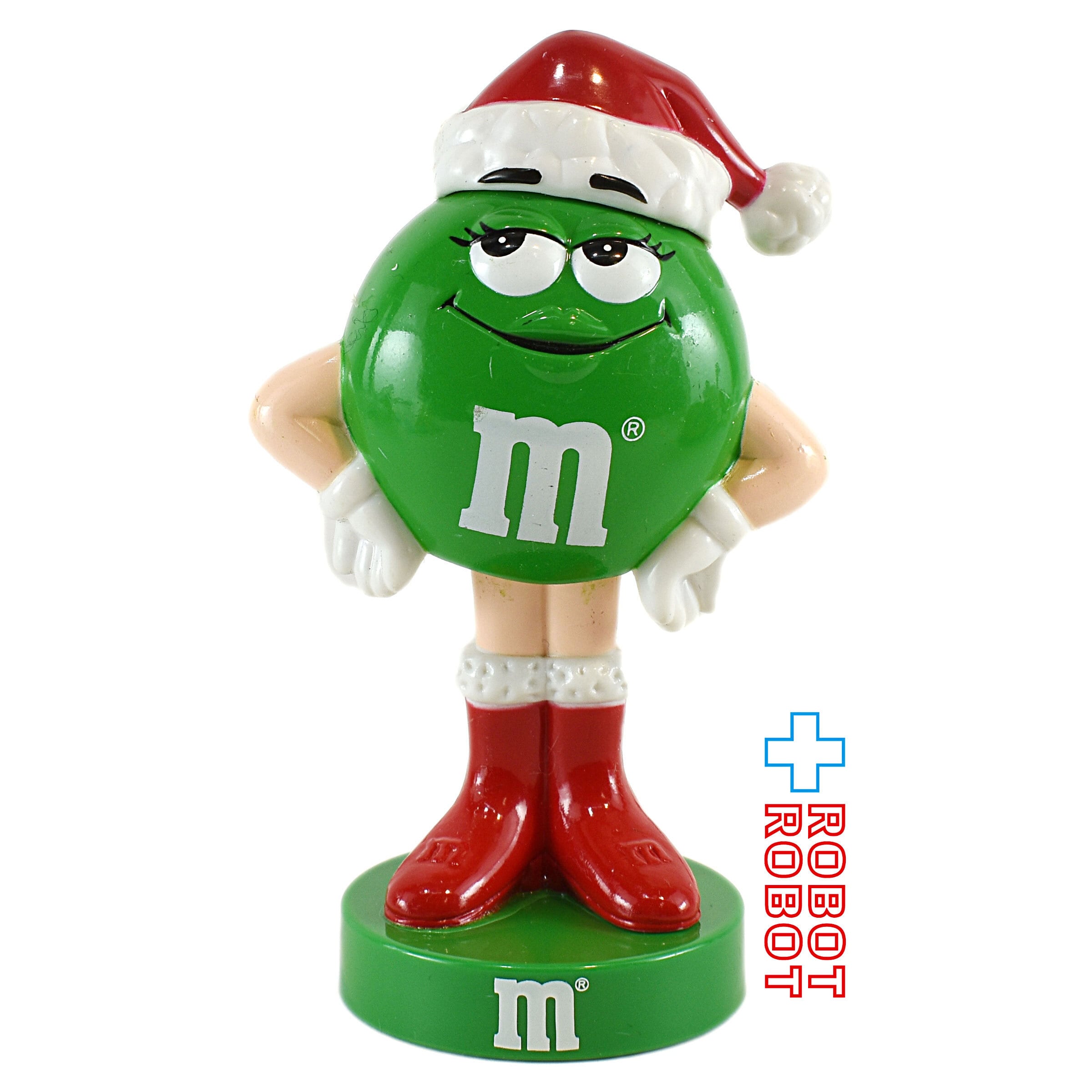 トイサイト M&M's エムアンドエムズ クリスマス ボブルヘッド グリーン