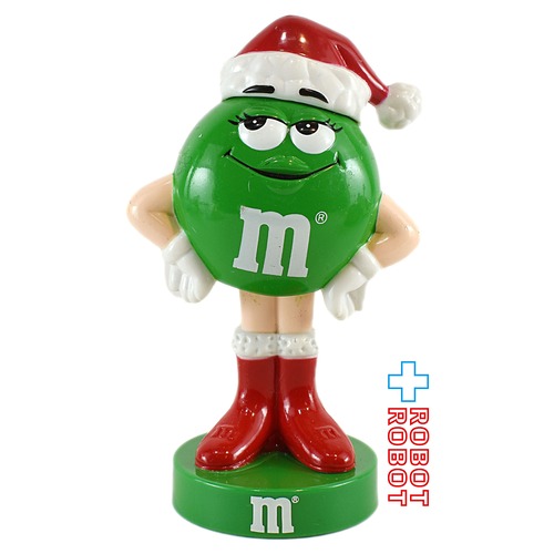 トイサイト M&M's エムアンドエムズ クリスマス ボブルヘッド グリーン ルース