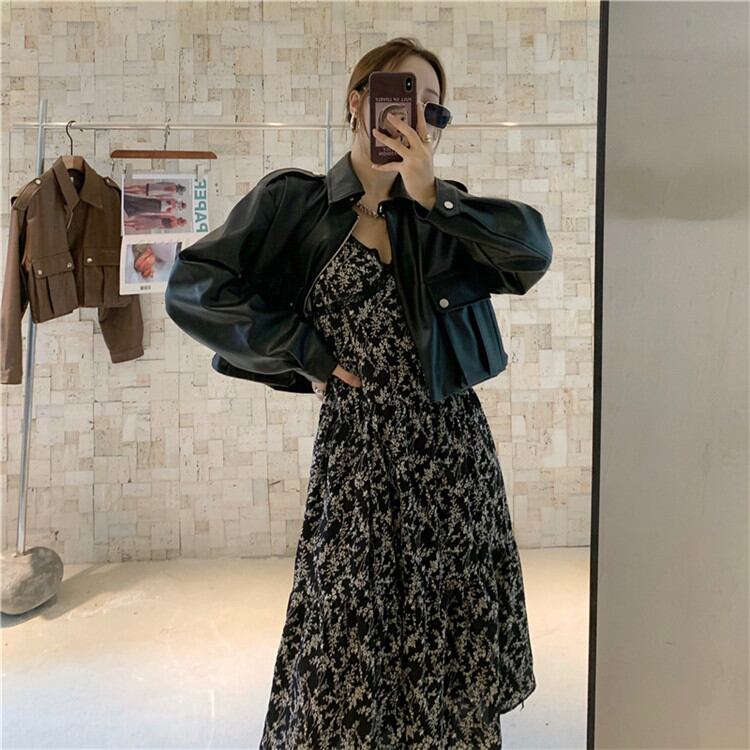 【早いもの勝ち】ライダースジャケット 早い者勝ち コート ライダースジャケット PUレザー ジャケット 短い