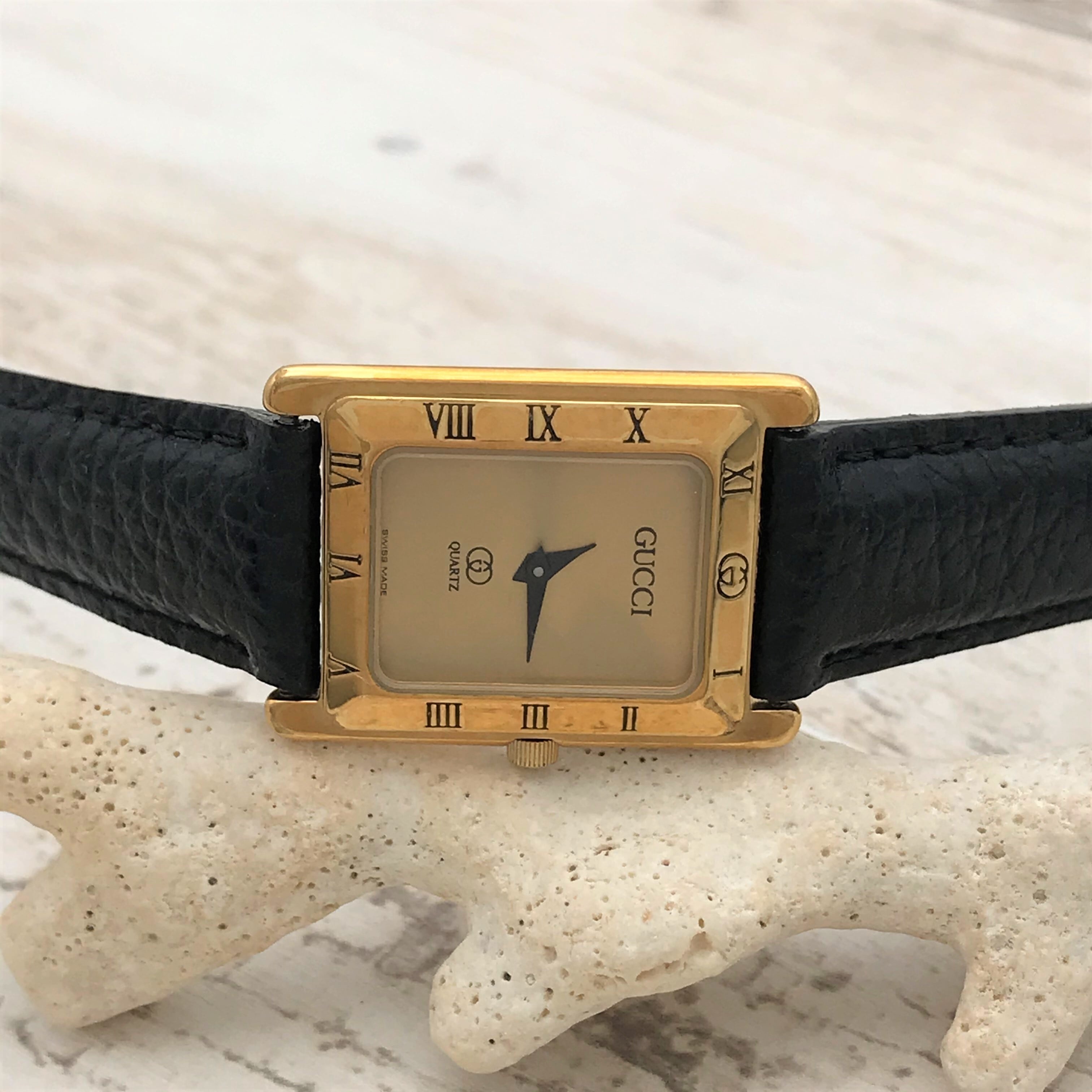 グッチ　ヴィンテージ　レディース腕時計✨動作保証付　点検済 | Masaco Vintage （マサコ ヴィンテージ ）腕時計やアクセサリーのお店  powered by BASE