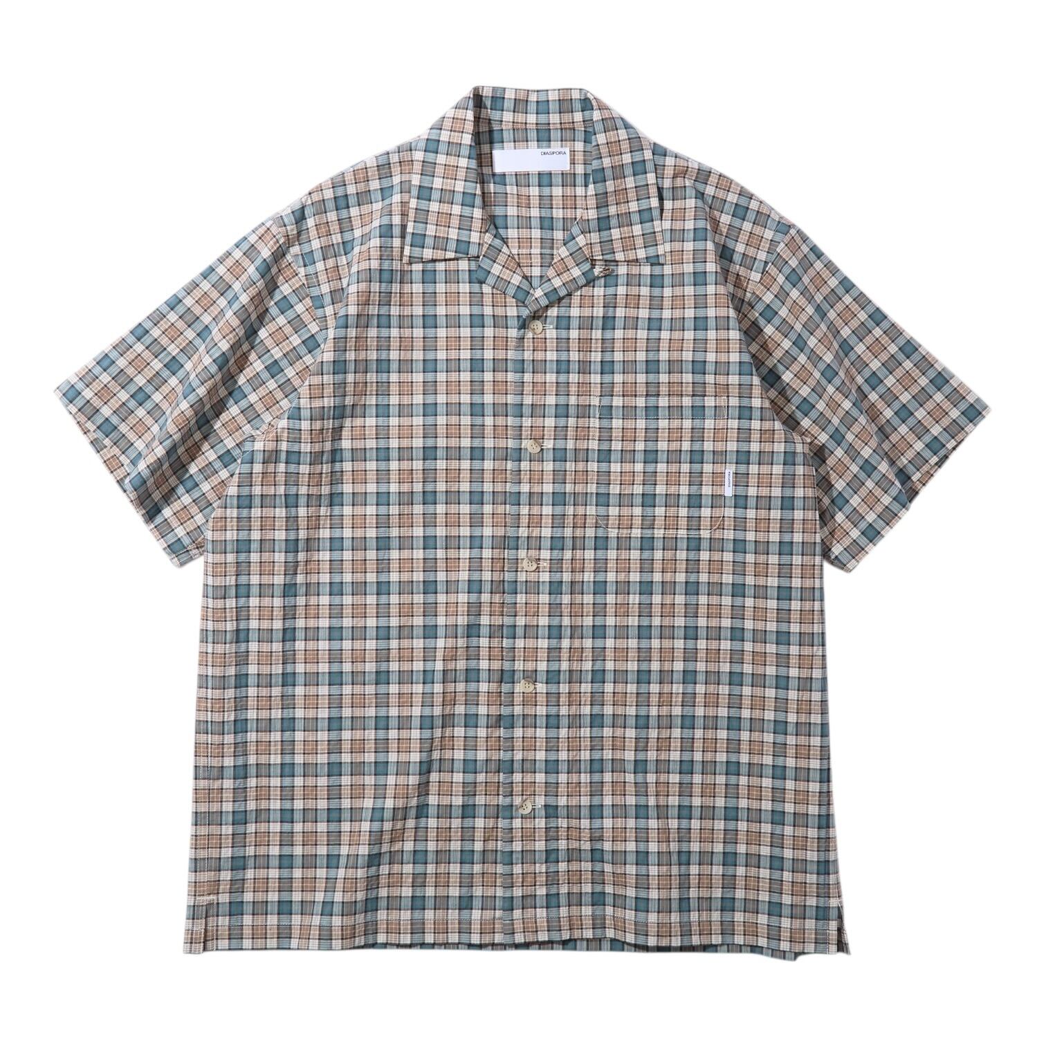 Diaspora Skateboards】Seersucker Montara Shirt (PLAID)〈国内送料