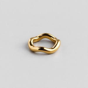 316L wavy ring   #r61