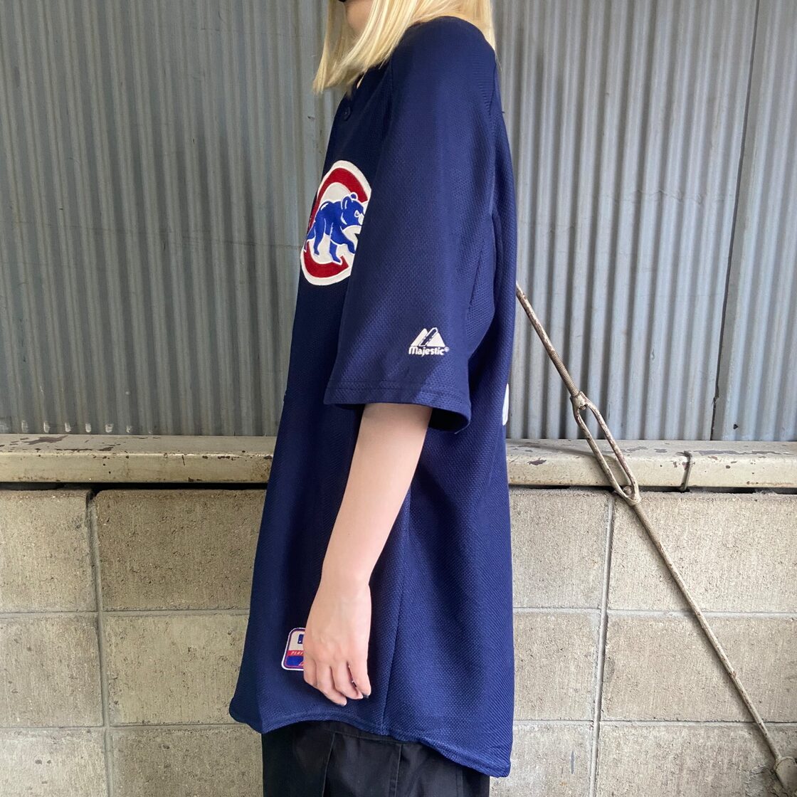 MLB シカゴ・カブス CHICAGO CUBS ベースボールシャツ メンズXL相当 