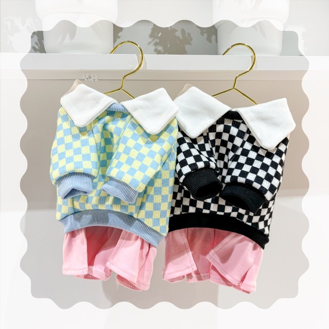 チェック柄セパレート風ワンピ／NO.42309055