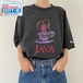 GF509 90s JAVA ロゴ プログラム言語 Tシャツ IT系 企業T 黒