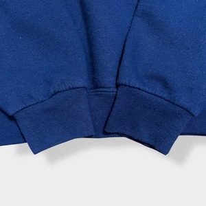 【JERZEES】全米優等生協会 NATIONAL HONOR SOCIETY ロゴ プリント パーカー スウェット フーディー hoodie M ネイビー アーチロゴ us古着