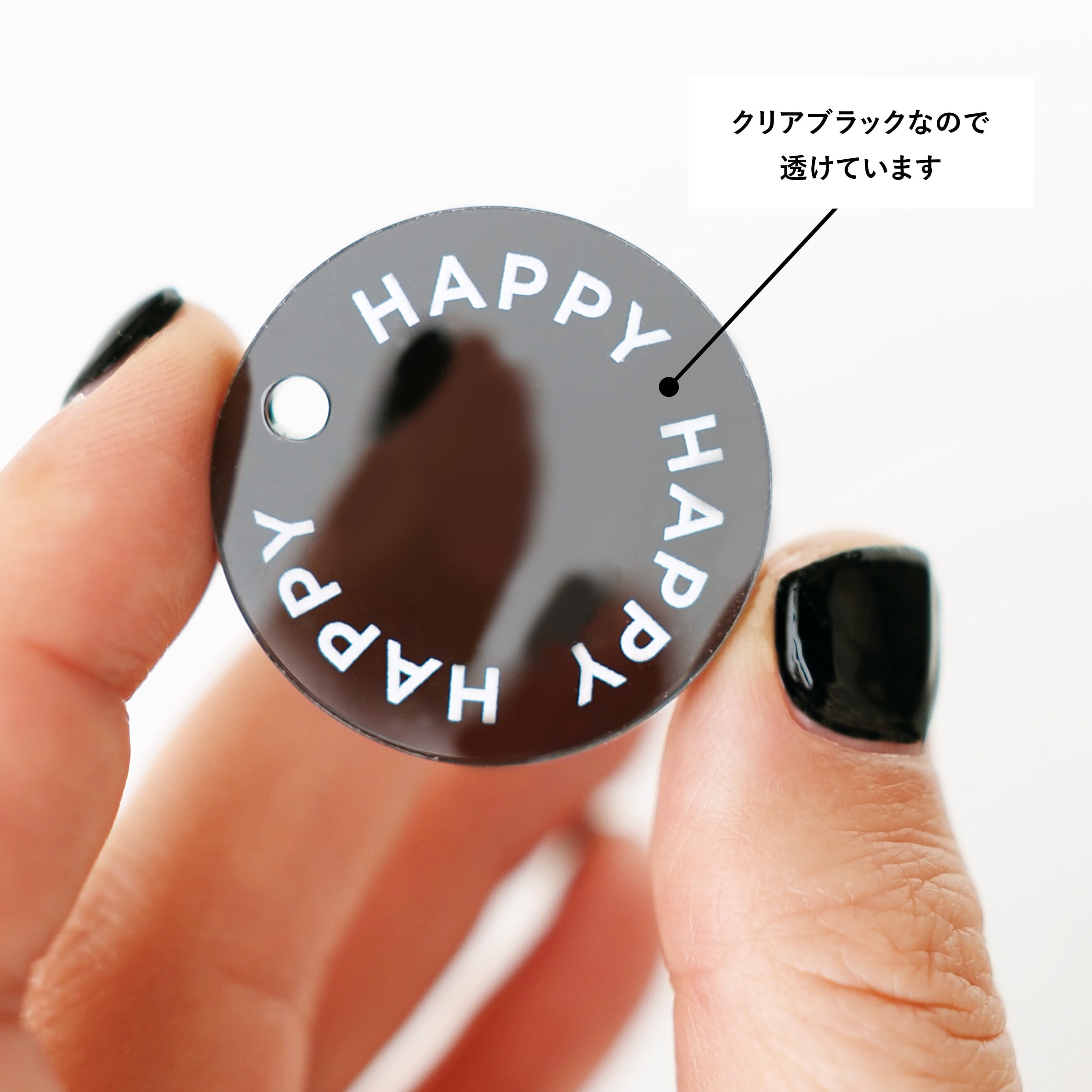 MINI LOGO SET｜モノクロ｜アクリルチャーム｜hattel | ASANEL