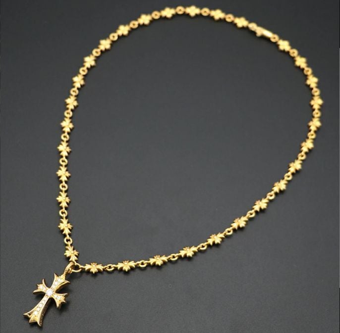 CHROME HEARTS クロムハーツ タイニーE CHプラス ネックレス