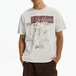 クラッシュヘムコラージュプリントTシャツ 2col   A00095