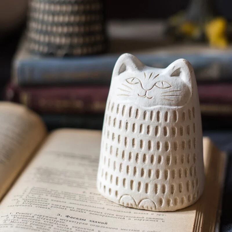 アンティーク猫オーナメント