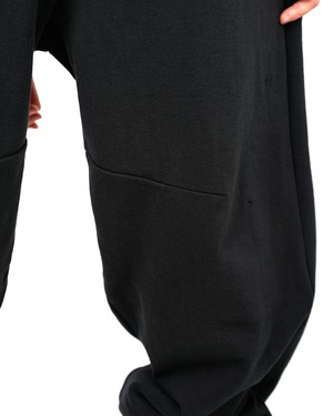 ROTOL "Solid Sweat Triple Tuck pants〔BLACK〕"