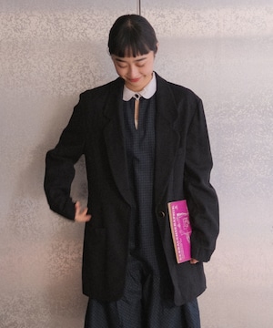 【送料無料】90's "PENDLETON" Solid Black Wool Jacket/MADE IN USA