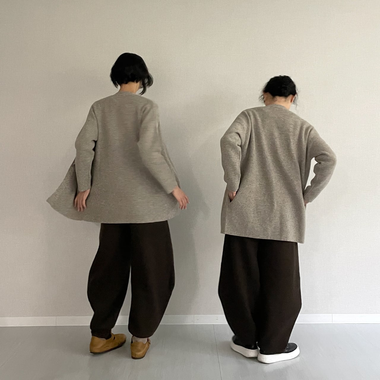 ウールのロングカーディガン | 空飛ぶ羊 BASE webshop｜モンゴルの