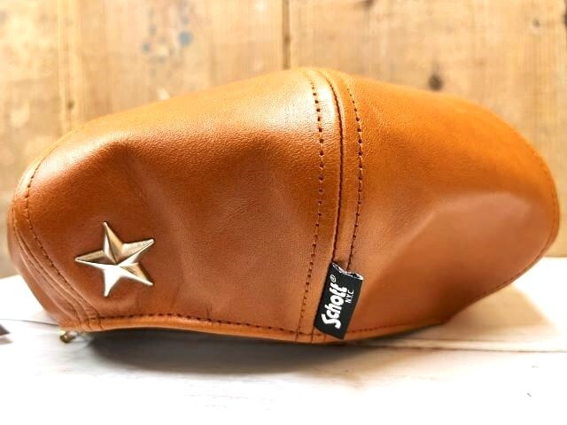 Schott One Star Leater Casquette (ショット ワンスター レザー