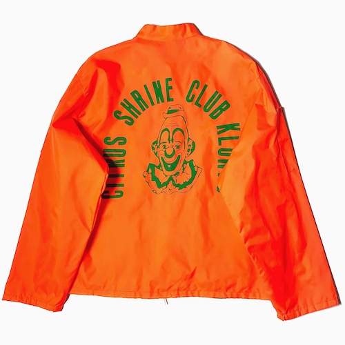 Vintage 70's【Pla-Jac by Dunbrooke】"CITRUS SHRINE CLUB KLOWNS" Nylon Jacket