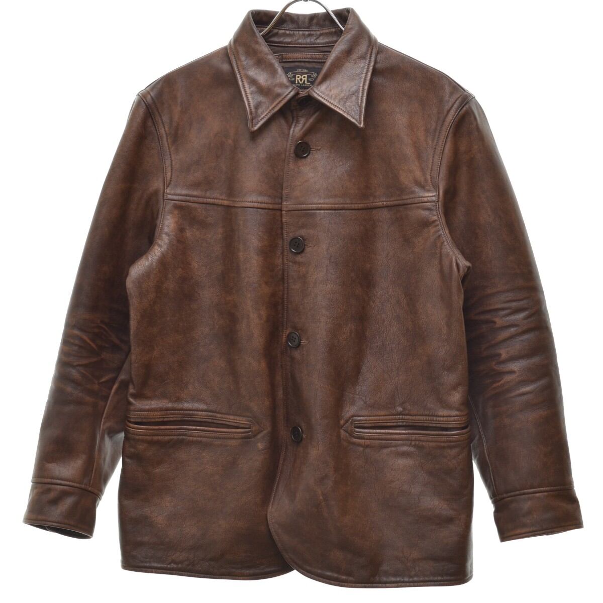 【2023年初売り】RRL / ダブルアールエル 21AW Leather Car Coat レザーカーコート レザージャケット |  カンフル京都裏寺店 powered by BASE