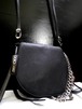 美品16万★JIMMY CHOO ジミーチュウ BECKA 男女可 バイカー クロスボディ レザー ショルダー バッグ 黒★ BECKAから希少なバイカーモデル♪