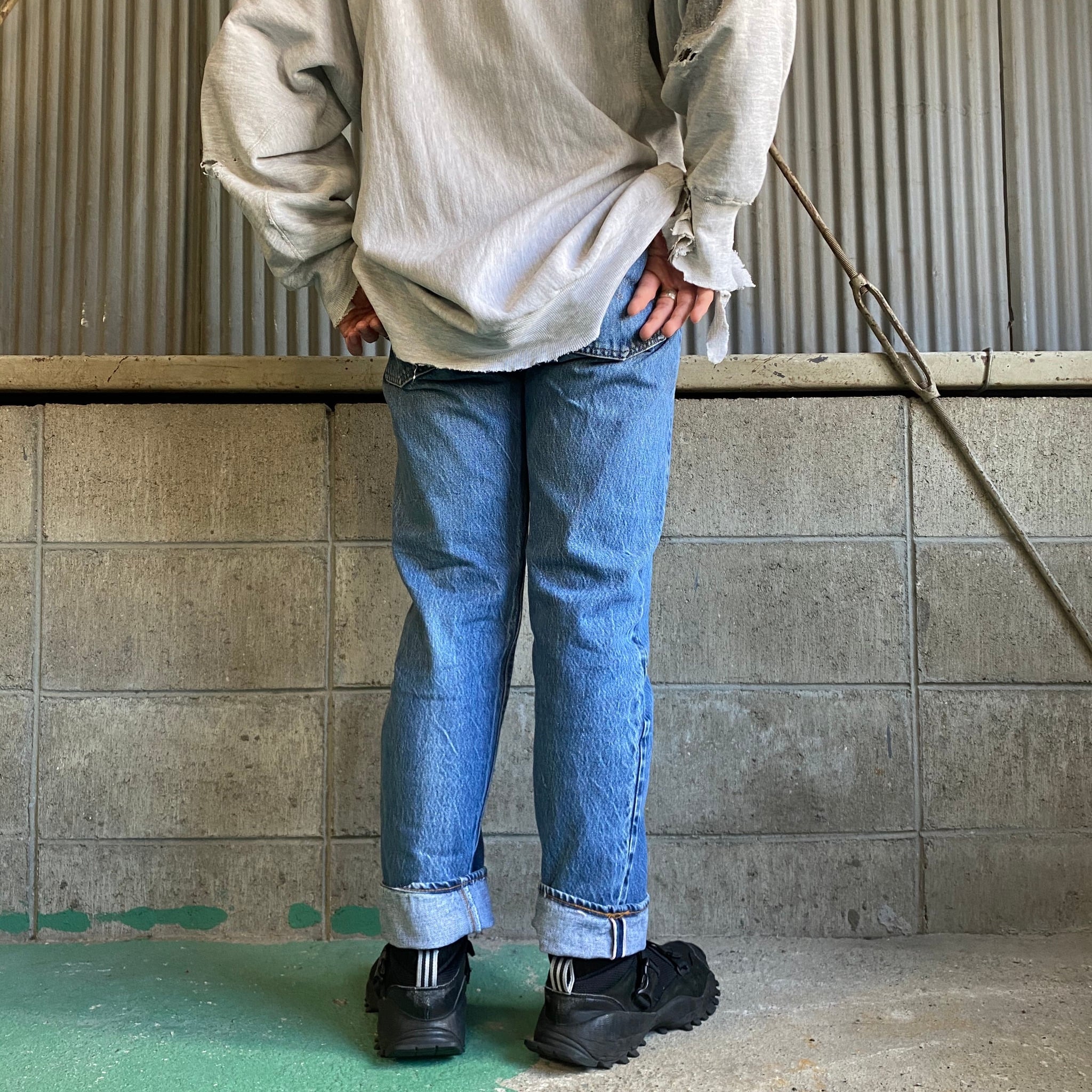 年代 ビンテージ Levi's リーバイス  赤耳 黒カンヌキ ストレート