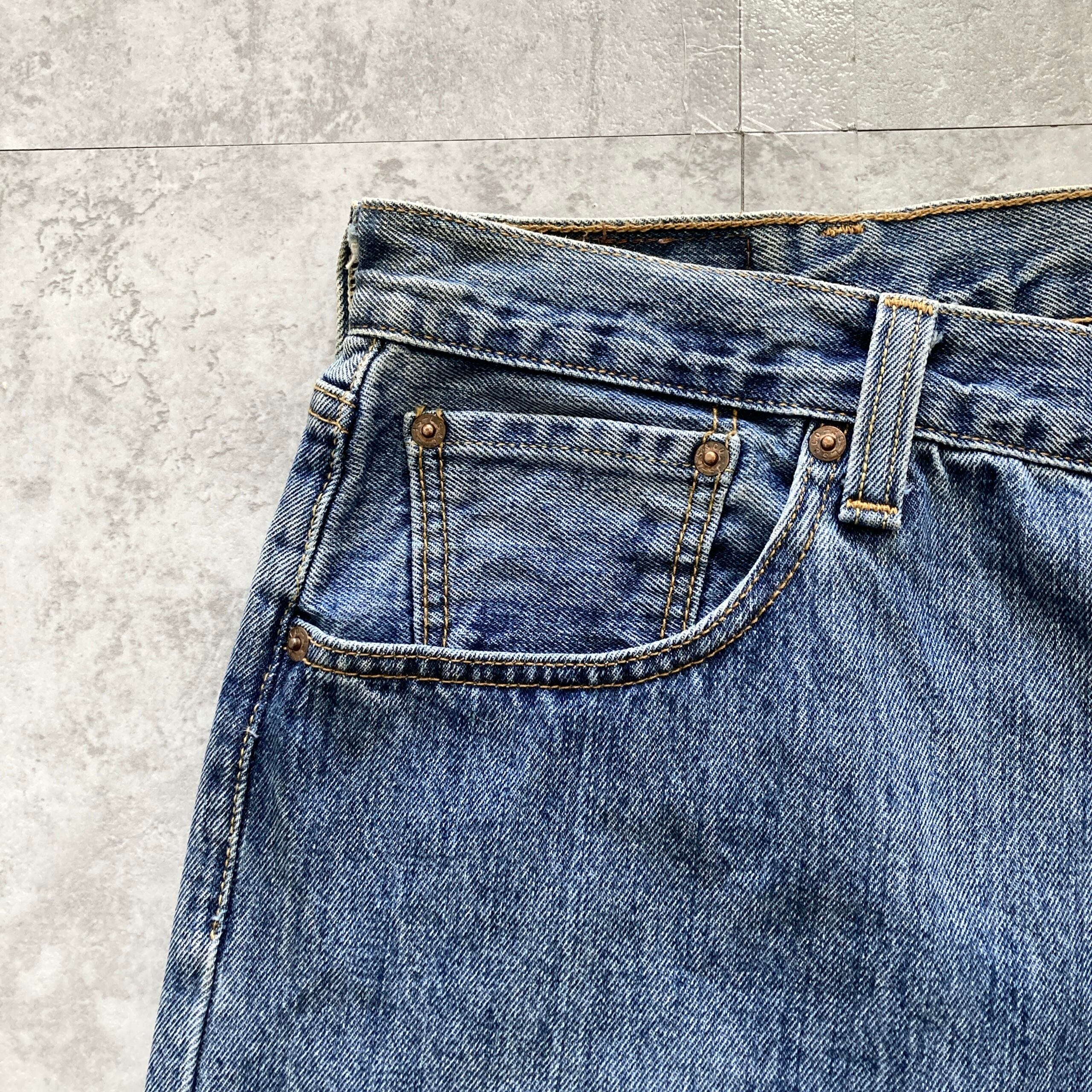 W40 L32】Levis 501 リーバイス ボタンフライ ビッグサイズ 縦落ち