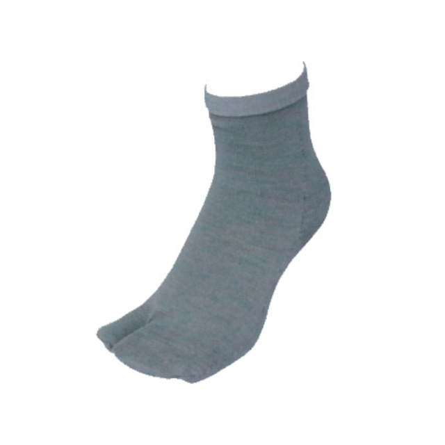 【Inner-Fact】Tabi Middle Socks (Light Grey)