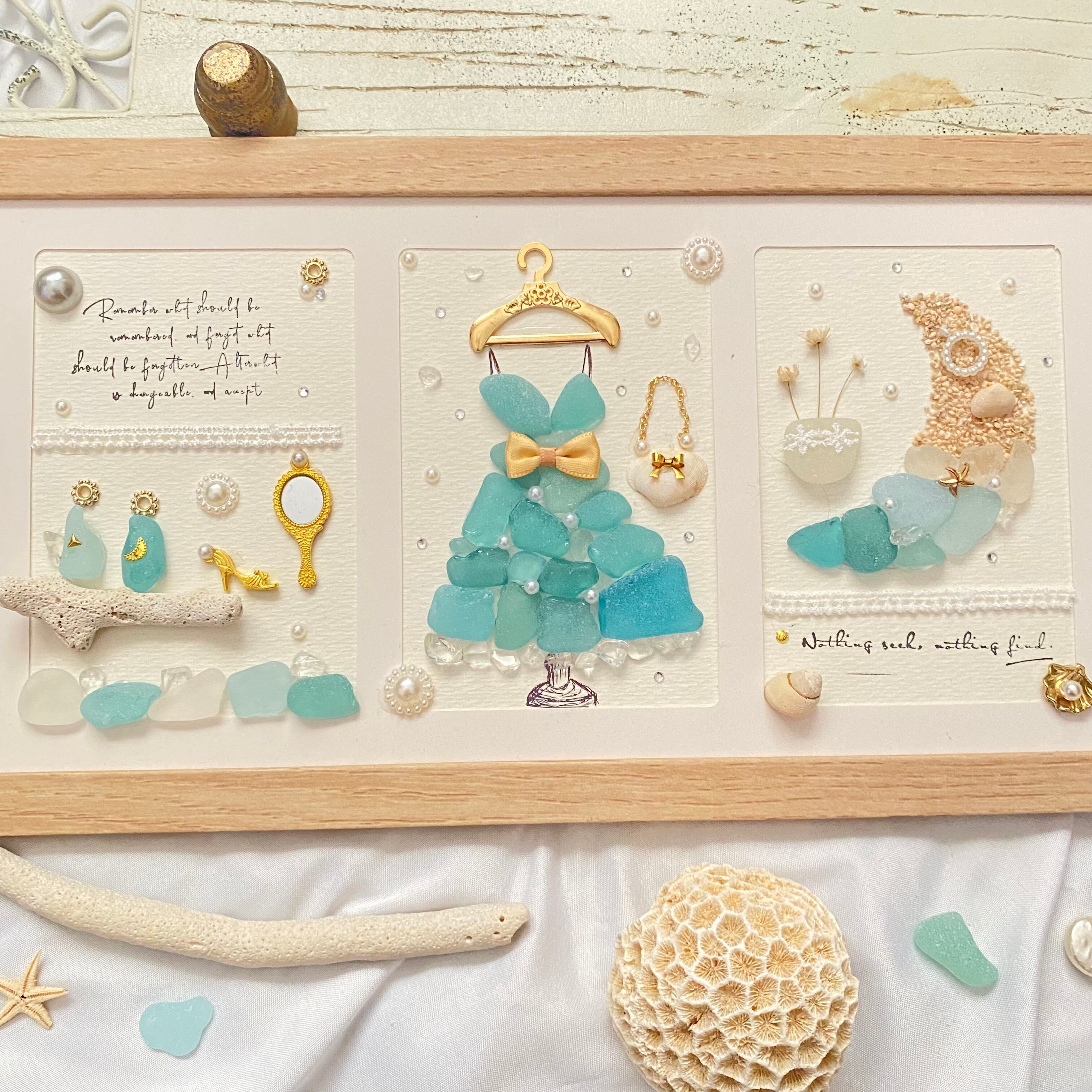 "星の砂の月と海のパワーを。"